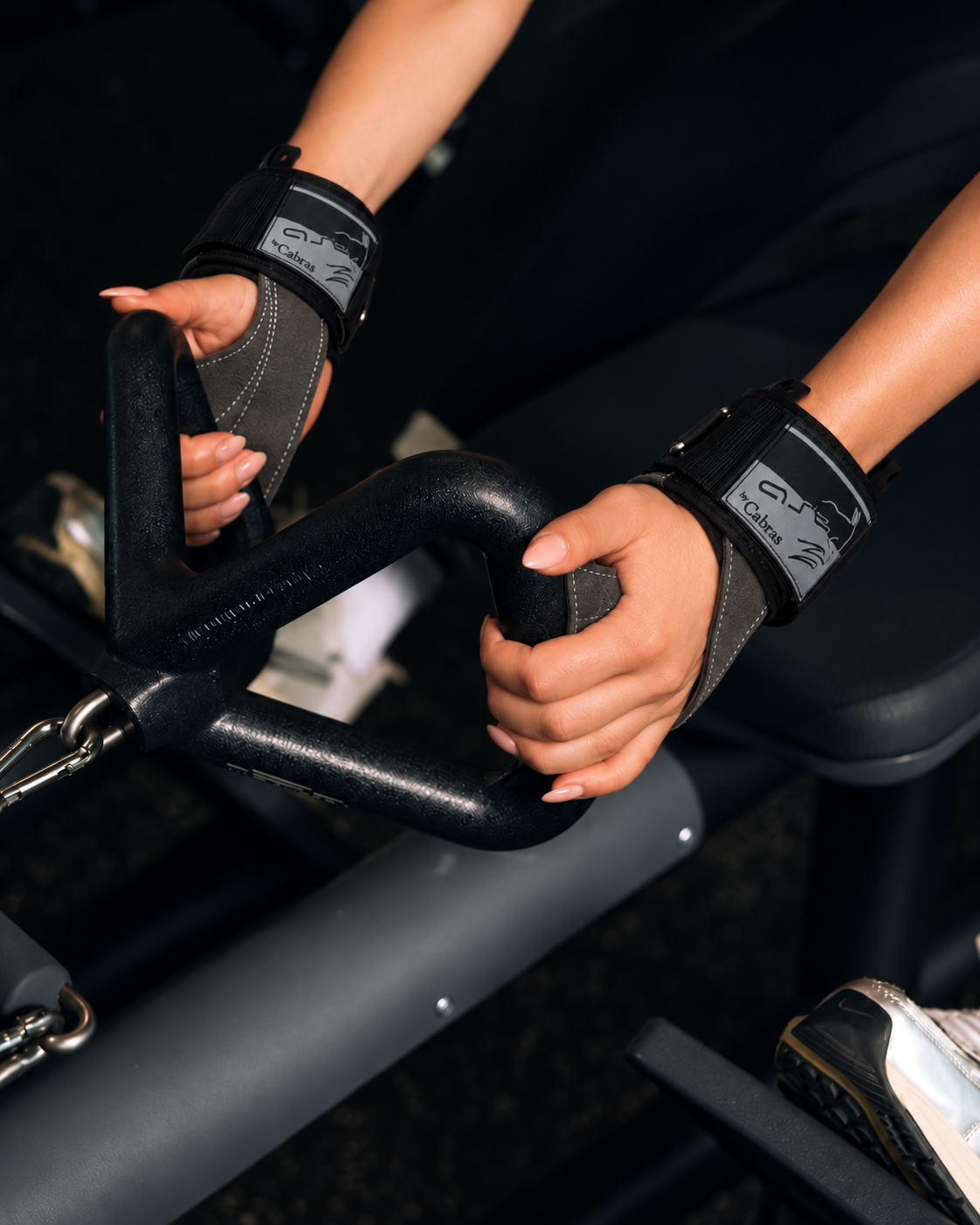 UltimateGrip Strap Gris WS Correas de Levantamiento con Anillo