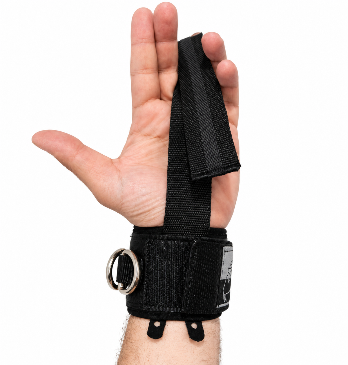 PowerWrap Strap Negro Correas de Levantamiento con Anillo