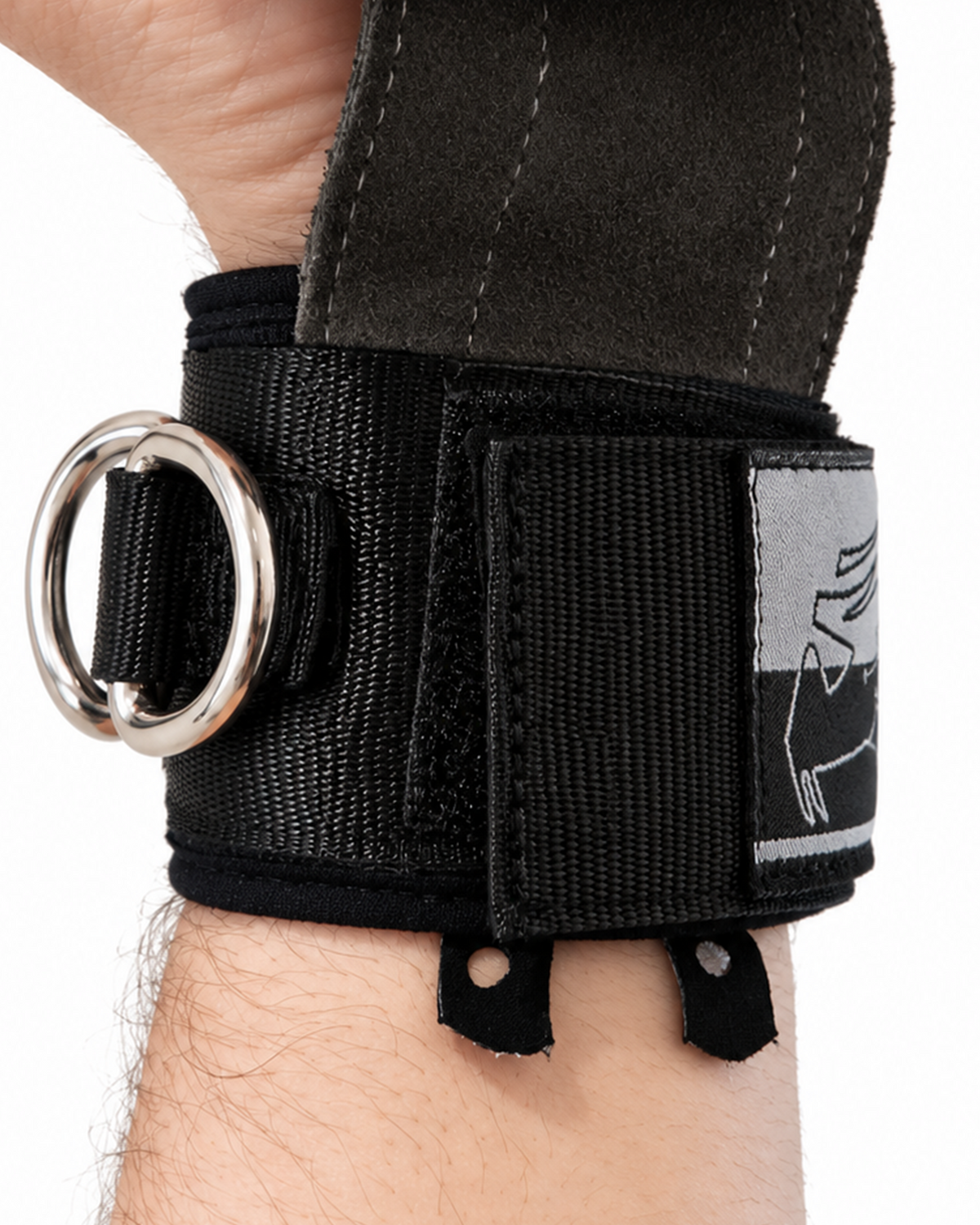 UltimateGrip Strap Gris WS Correas de Levantamiento con Anillo