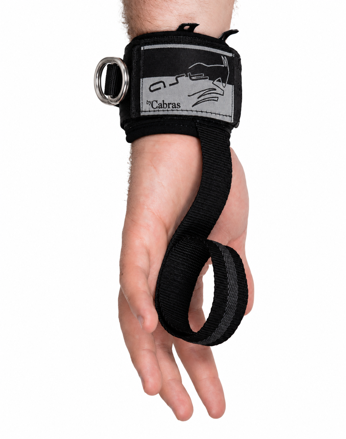 PowerWrap Strap Negro Correas de Levantamiento con Anillo