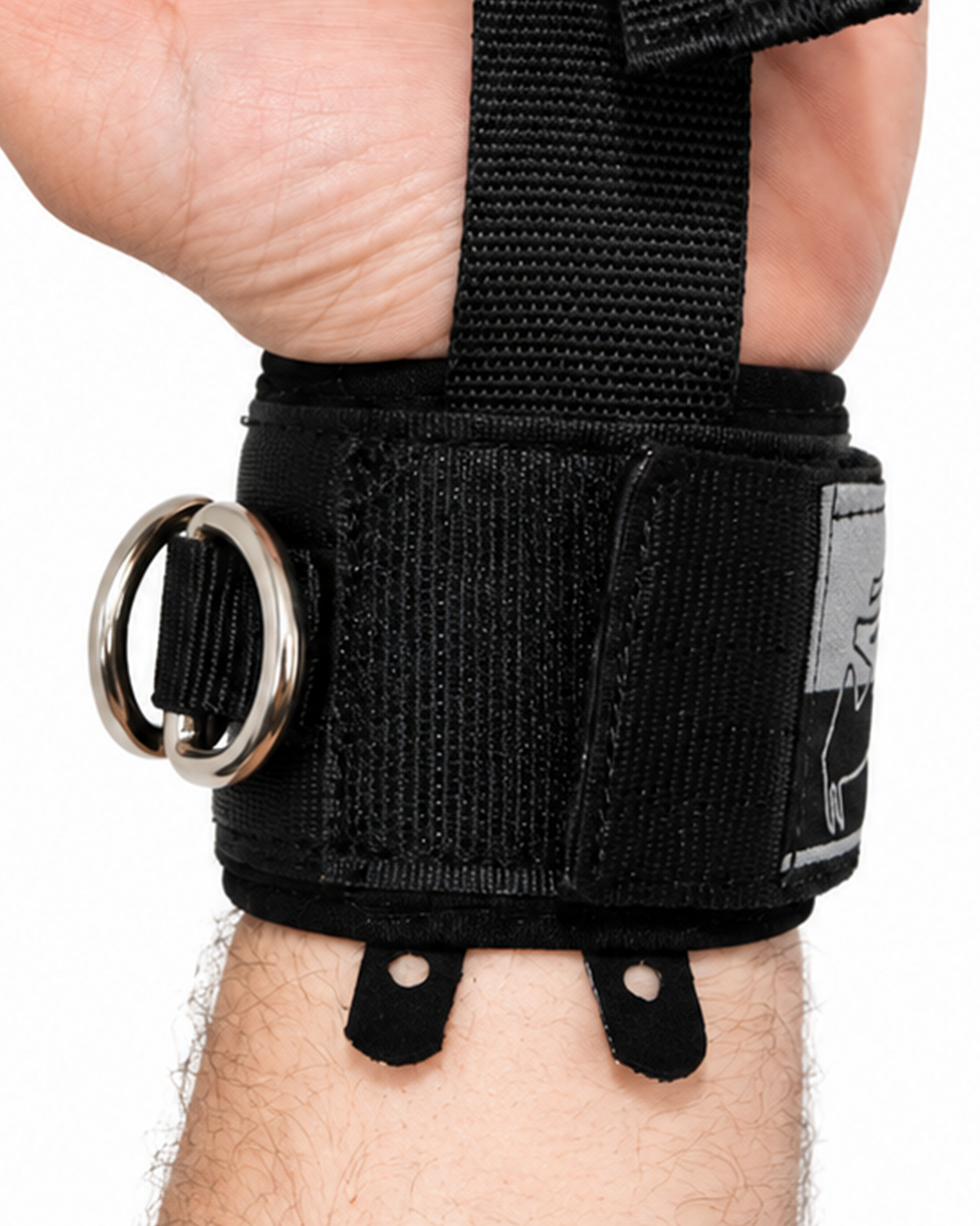 PowerWrap Strap Negro Correas de Levantamiento con Anillo
